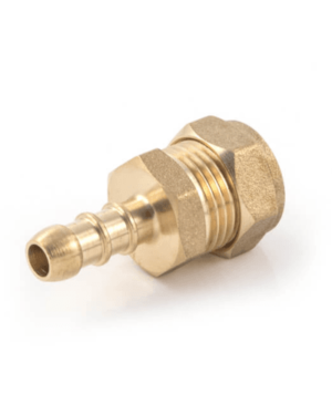 Fulham Gas Hose Nozzle - 8mm - 15mm Compression x 10mm