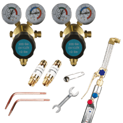 Oxygen - Acetylene . Light Weight Cutting / Welding Set - with carry case