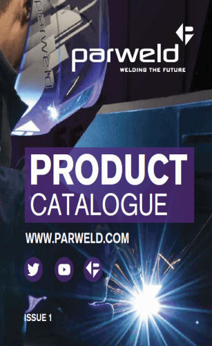 Front Cover Of The Parweld Welding Equipment Product Catalogue