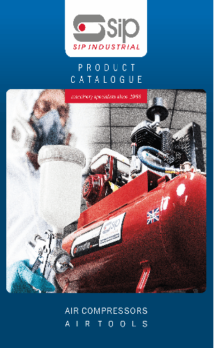Front Cover Of The SIP Air Compressor Product Catalogue