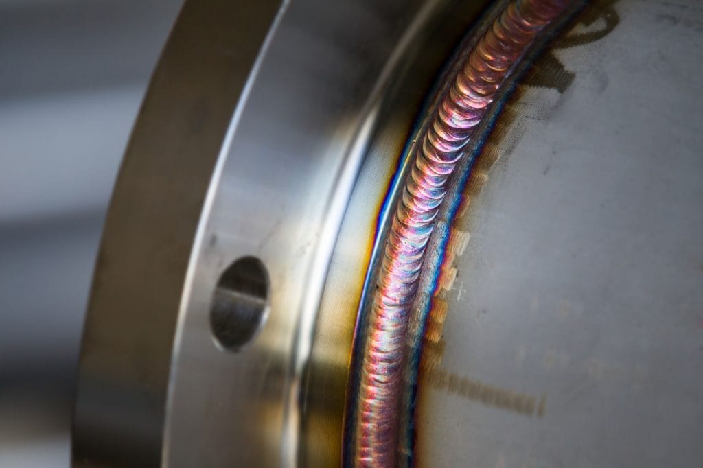 welded metal