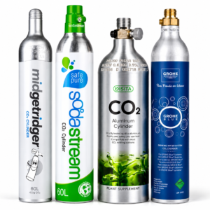 CO2 Refill Service For Up To 425 grams CO2, Soda Stream Style, Gas Cylinders - Refill service - Send us your empties - Address below