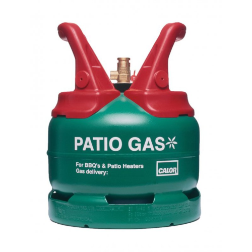 green patio gas cannister