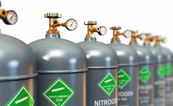 Nitrogen gas canisters