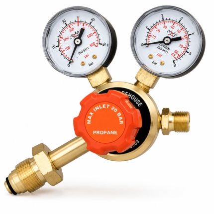 Propane/Propylene Regulator with Gauges