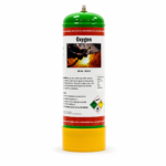 Oxygen gas bottle 220ltr for for Heating, Cutting, Brazing, and Lead Welding disposable cylinder - M10*1RH