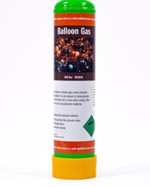 Small Disposable Helium Gas Bottle for 10 x 9" Latex Balloons