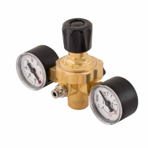 Disposable Gas Regulator M10 Twin Gauge