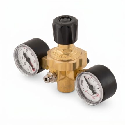 Disposable Gas Regulator M10 Twin Gauge