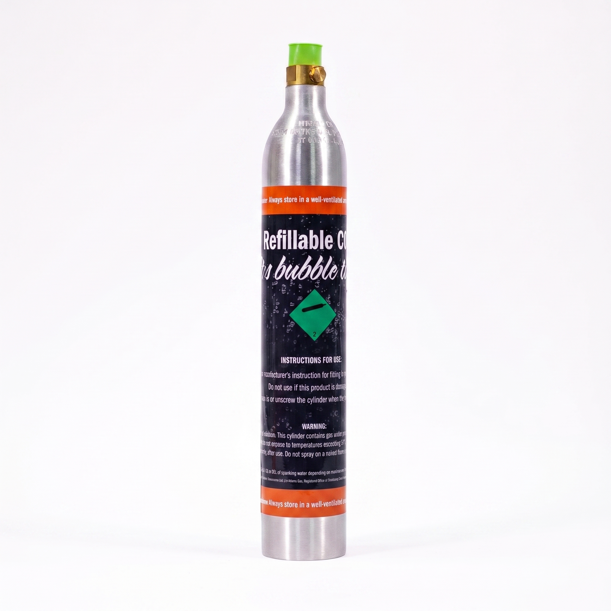Carbonated-2 Soda Style cylinder unbranded 425g