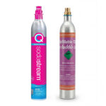 NEW SODASTREAM COMPATIBLE, QUICK CONNECT (PINK) GAS CYLINDER FULL - FOR SPARKLING WATER - 425g