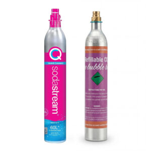 NEW SODASTREAM COMPATIBLE, QUICK CONNECT (PINK) GAS CYLINDER FULL – FOR SPARKLING WATER – 425g