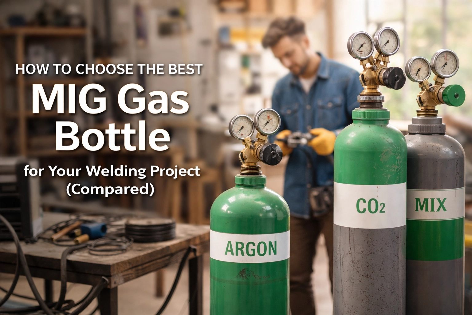 How to Choose the Best MIG Gas Bottle for Your Welding Project (Compared)