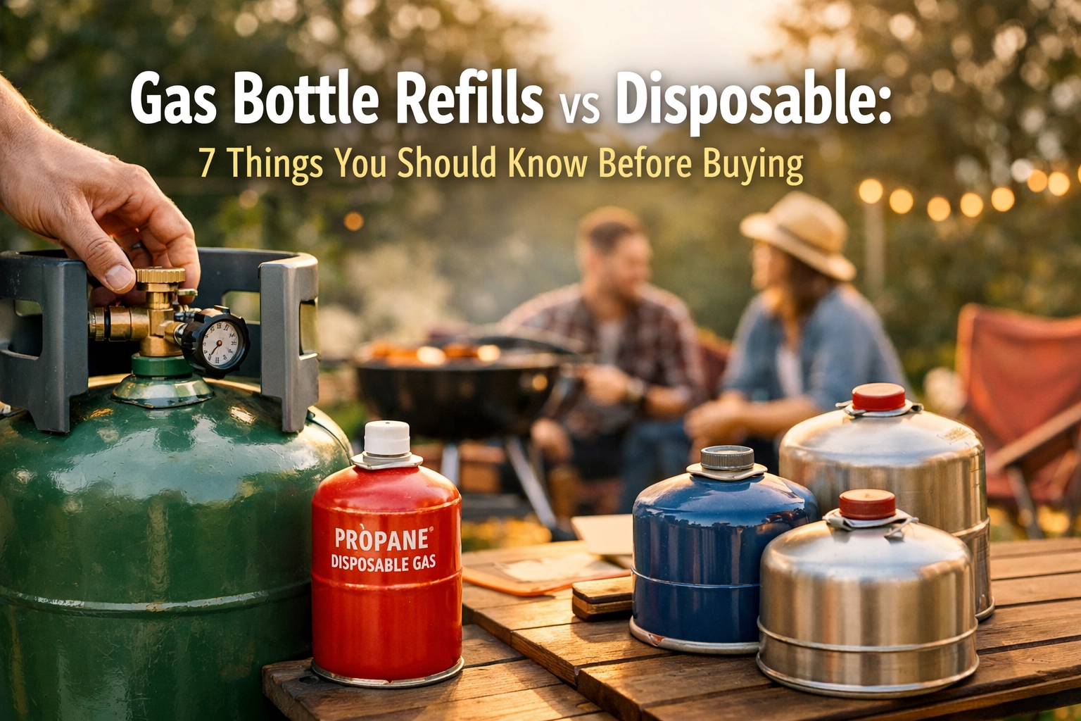Gas Bottle Refills vs Disposable: 7 Things You Should Know Before Buying
