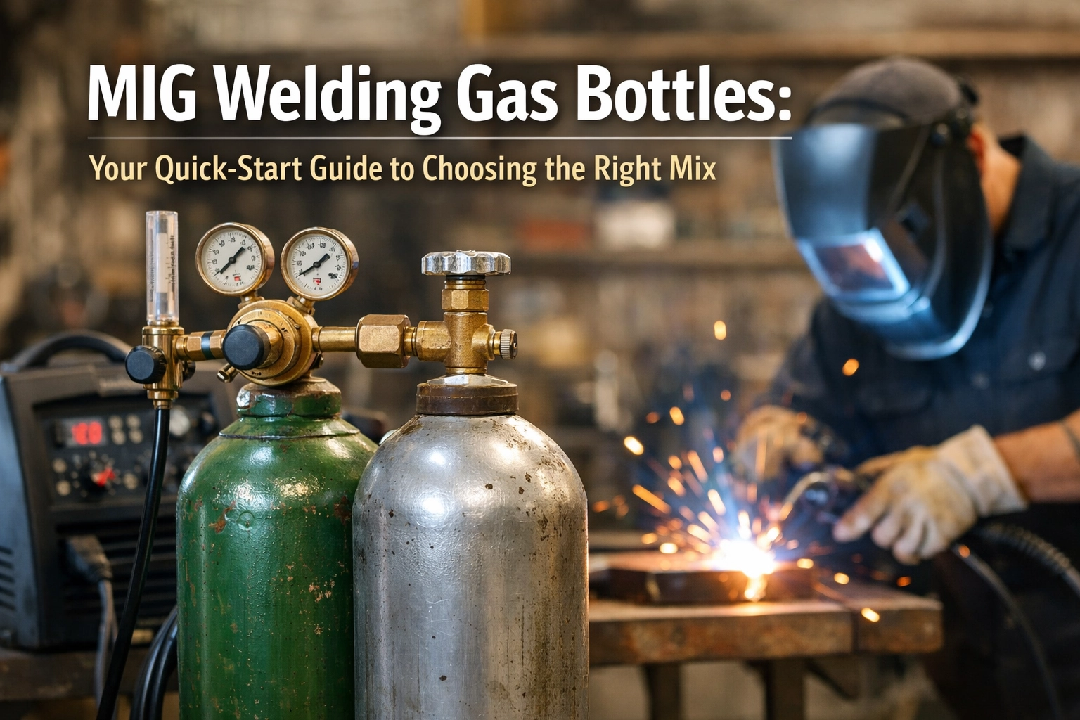 MIG Welding Gas Bottles: Your Quick-Start Guide to Choosing the Right Mix