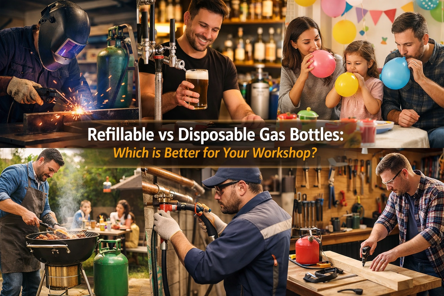 Refillable vs Disposable Gas Bottles: Which is Better for Your Workshop?