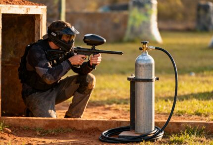 CO2 Tanks for Paintball Guns with Dip Tube