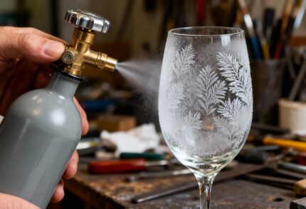 CO2 for Glass Frosting