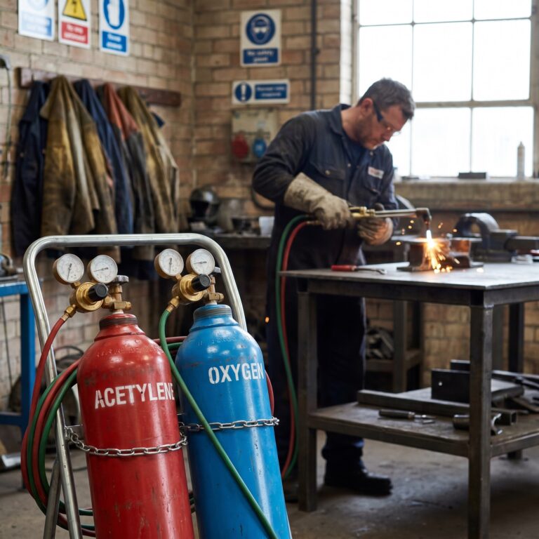 Oxy fuel gas cylinders