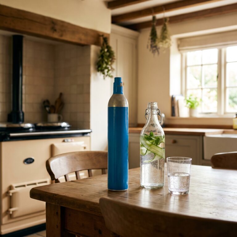 CO2 cylinder for sparkling water machine refill