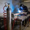 TIG welding gas