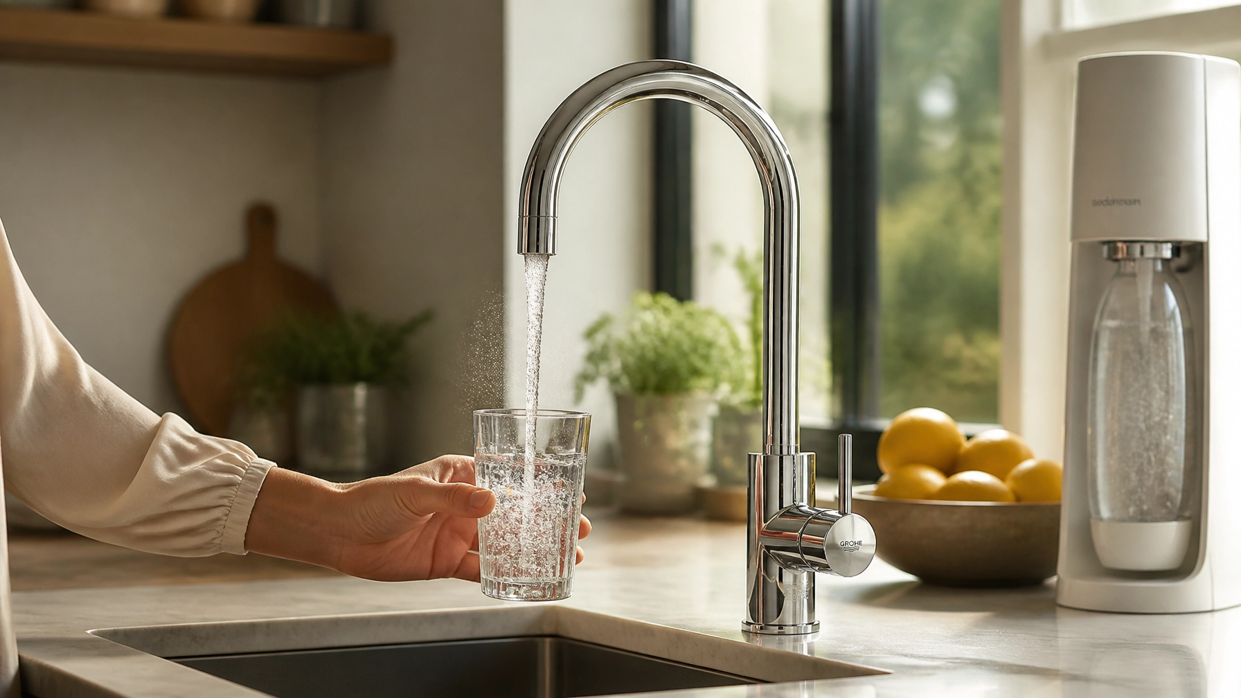 Grohe Blue vs SodaStream: Choosing the Right CO2 for Your Kitchen Tap