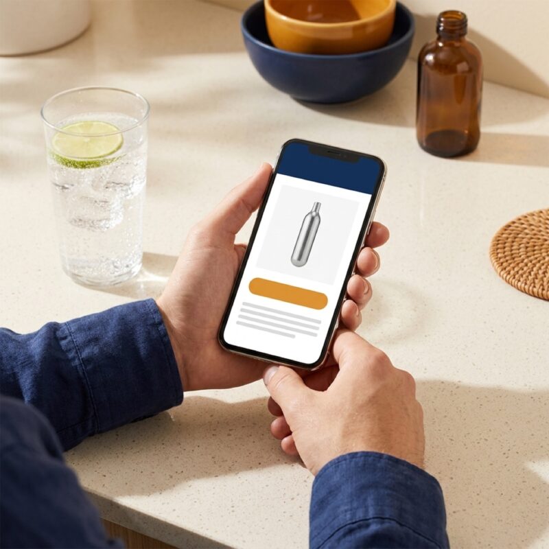 Ordering a CO2 refill online