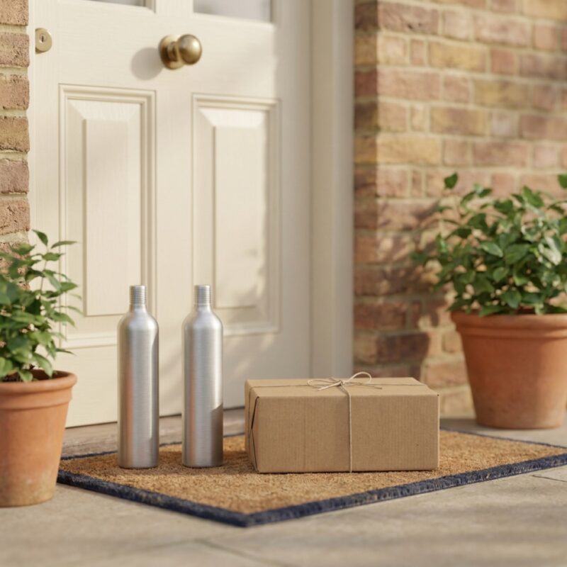 Refilled CO2 cylinders delivered back to your door